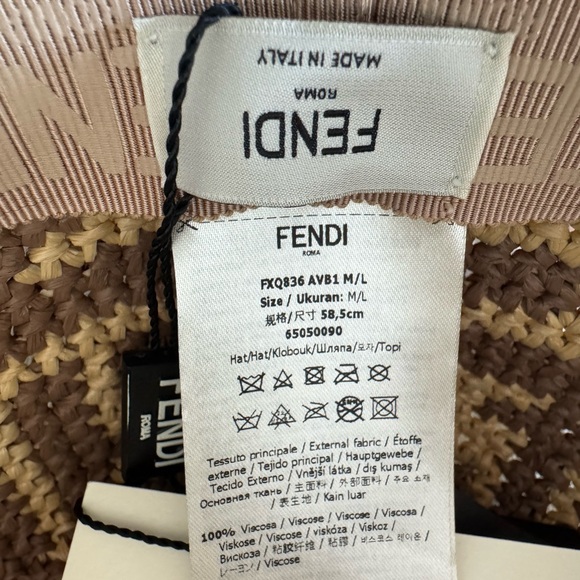 Fendi Raffia Hat - Picture 4 of 9